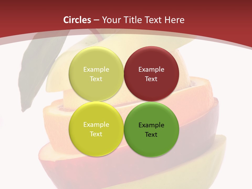 Eating Colorful Hunger PowerPoint Template