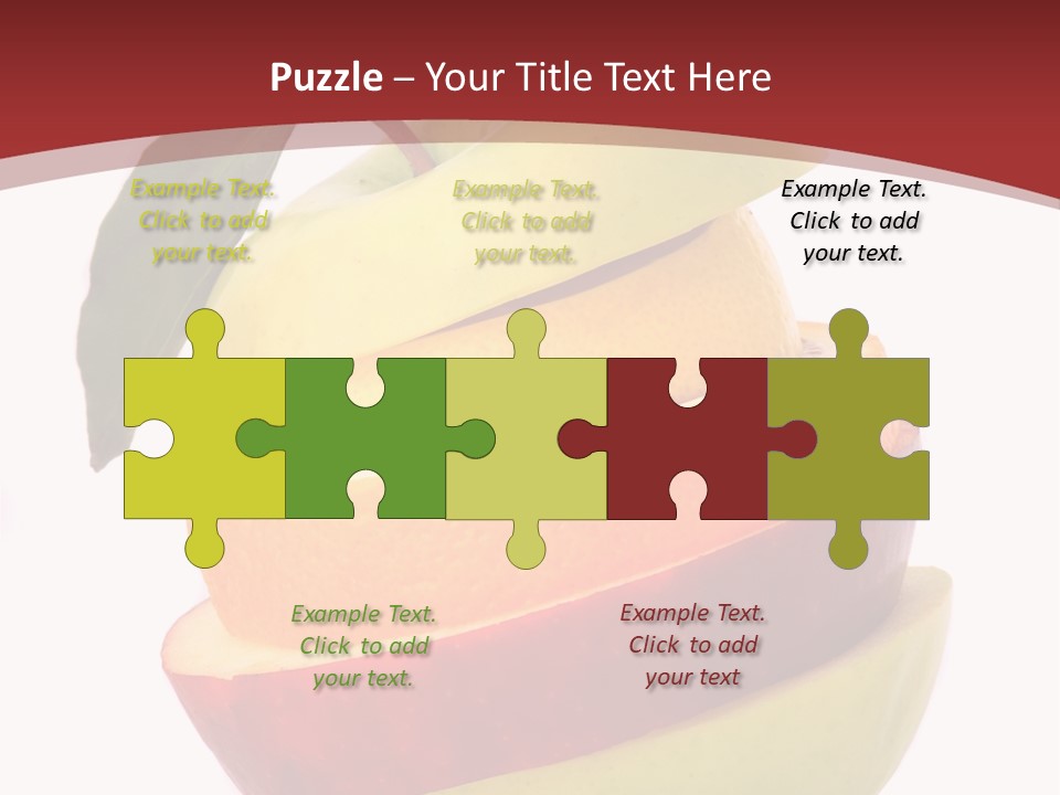 Eating Colorful Hunger PowerPoint Template