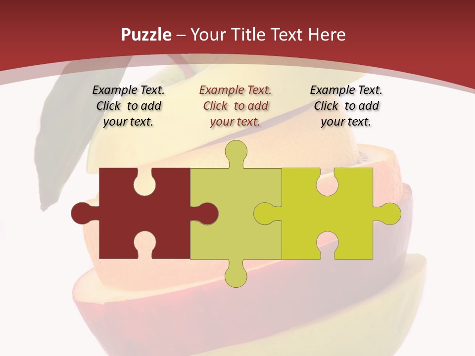 Eating Colorful Hunger PowerPoint Template