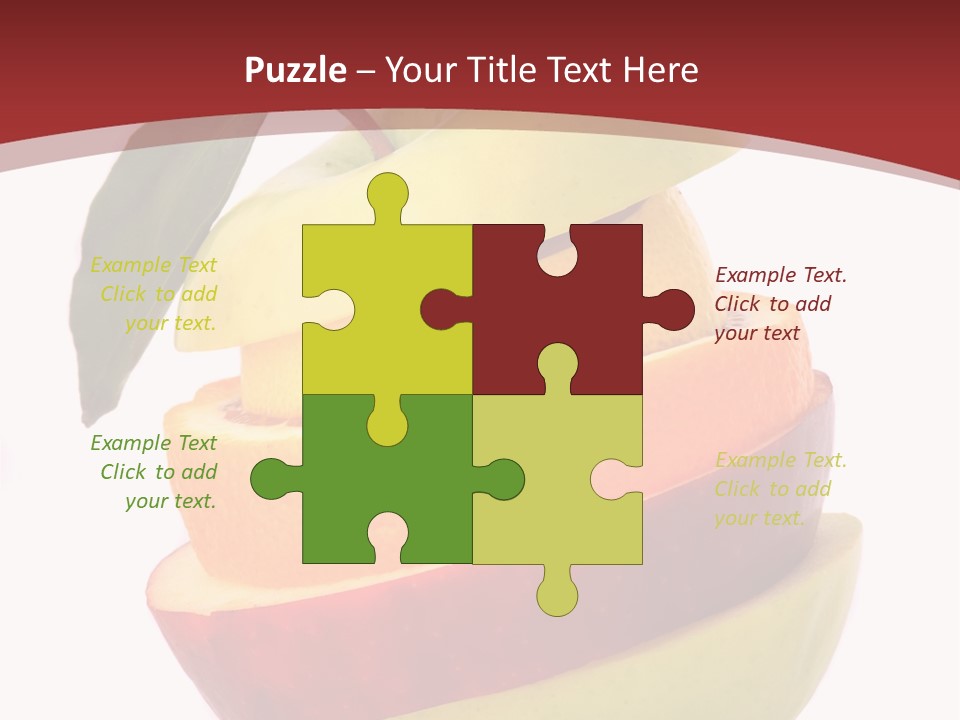 Eating Colorful Hunger PowerPoint Template