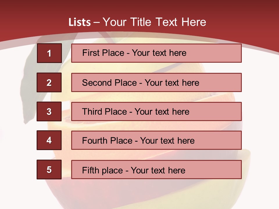 Eating Colorful Hunger PowerPoint Template