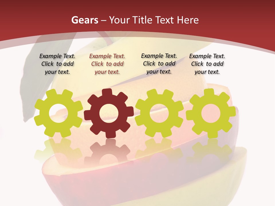 Eating Colorful Hunger PowerPoint Template