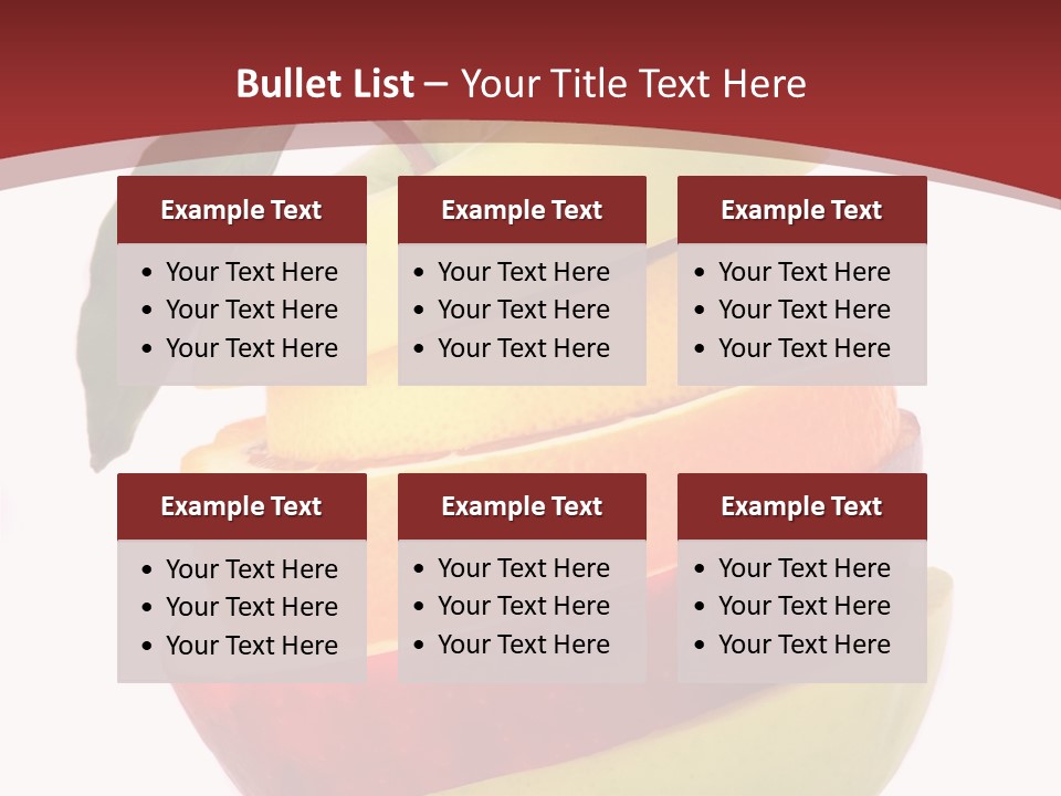 Eating Colorful Hunger PowerPoint Template