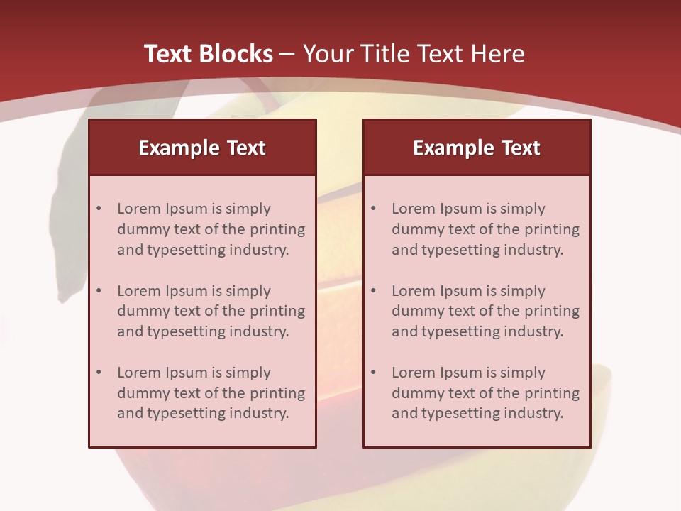Eating Colorful Hunger PowerPoint Template