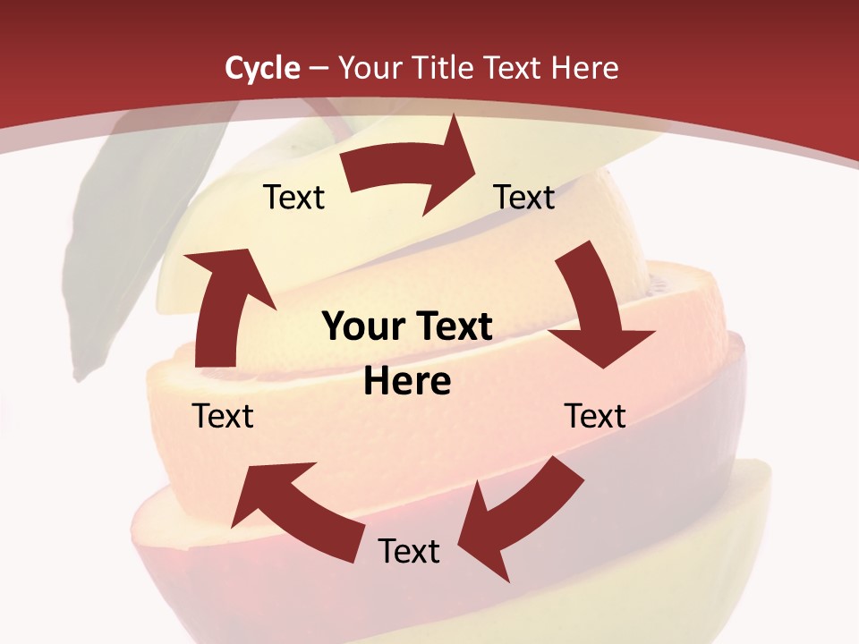 Eating Colorful Hunger PowerPoint Template