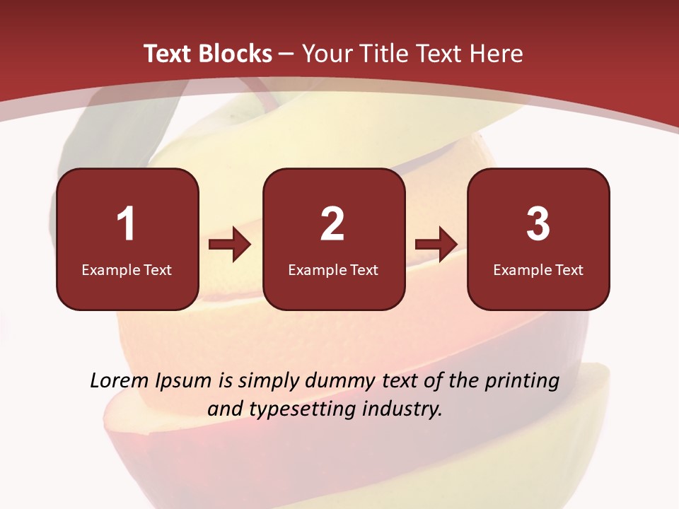 Eating Colorful Hunger PowerPoint Template