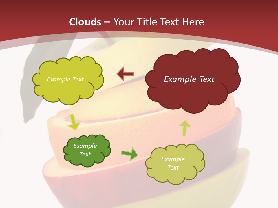 Eating Colorful Hunger PowerPoint Template