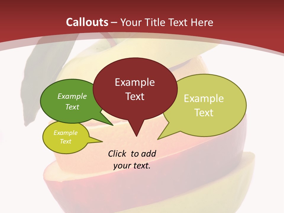 Eating Colorful Hunger PowerPoint Template