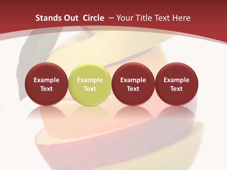 Eating Colorful Hunger PowerPoint Template