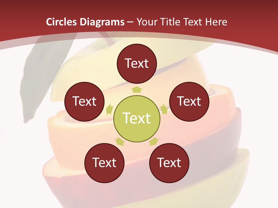 Eating Colorful Hunger PowerPoint Template