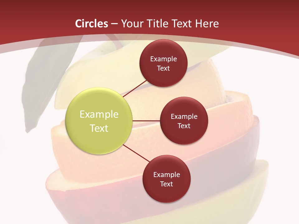 Eating Colorful Hunger PowerPoint Template