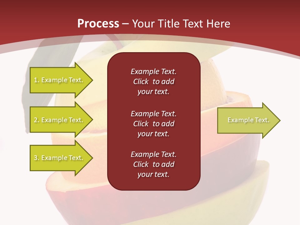 Eating Colorful Hunger PowerPoint Template