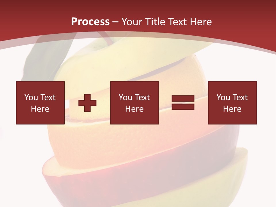Eating Colorful Hunger PowerPoint Template