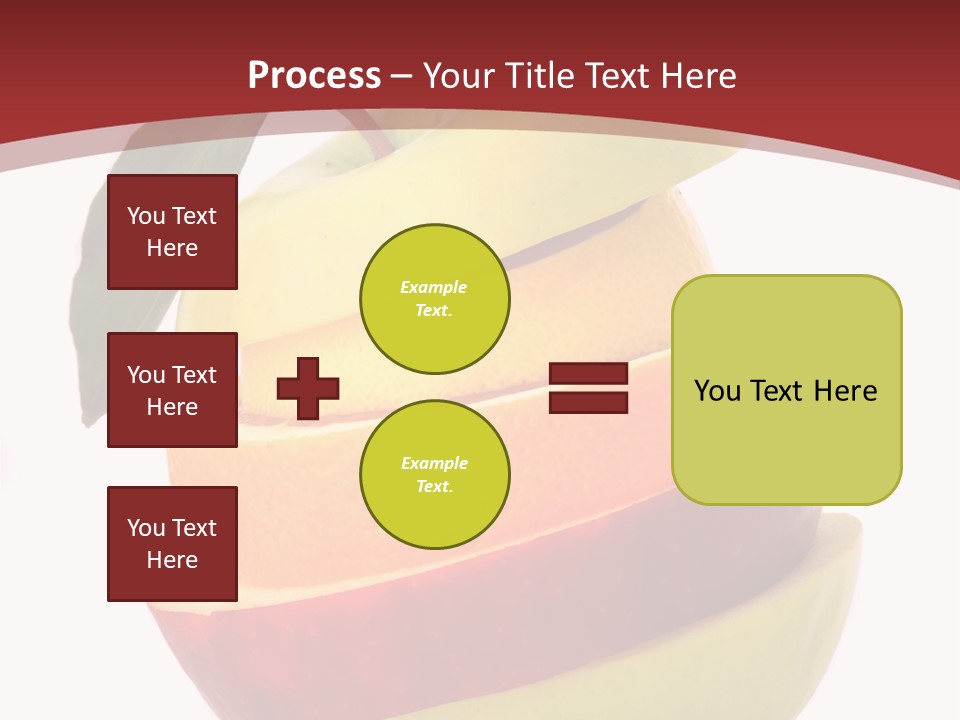 Eating Colorful Hunger PowerPoint Template