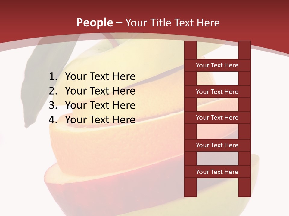 Eating Colorful Hunger PowerPoint Template