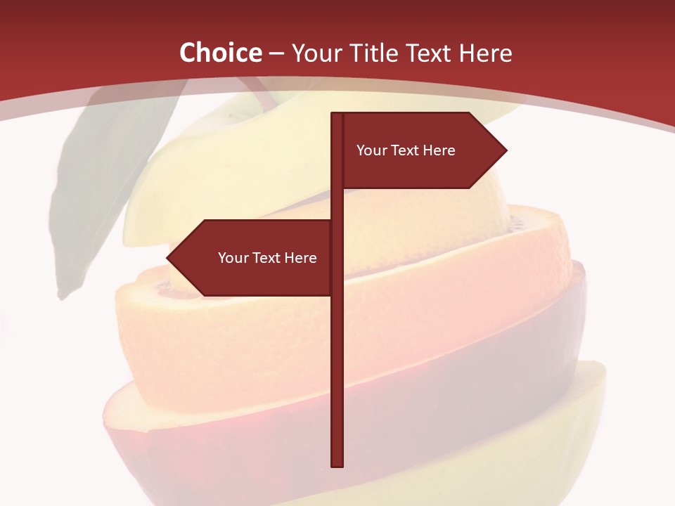 Eating Colorful Hunger PowerPoint Template