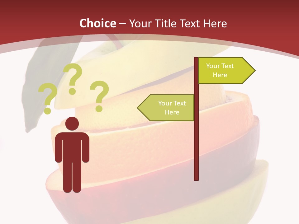 Eating Colorful Hunger PowerPoint Template