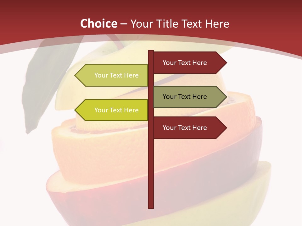 Eating Colorful Hunger PowerPoint Template