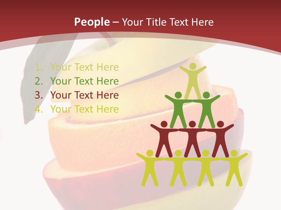 Eating Colorful Hunger PowerPoint Template