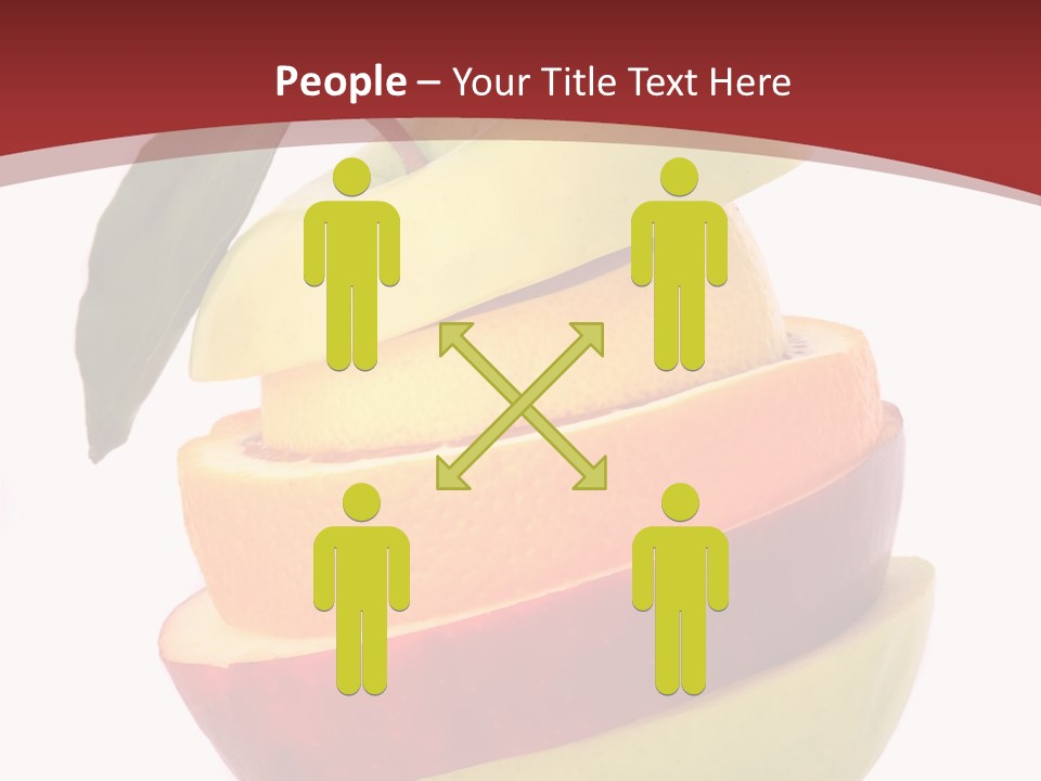 Eating Colorful Hunger PowerPoint Template