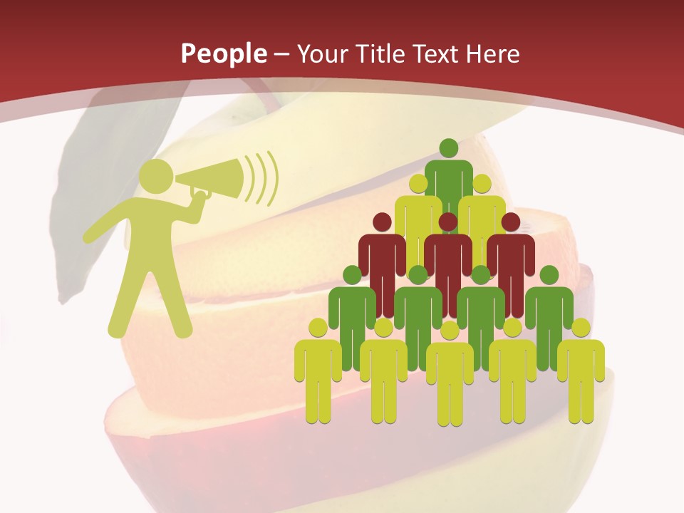 Eating Colorful Hunger PowerPoint Template