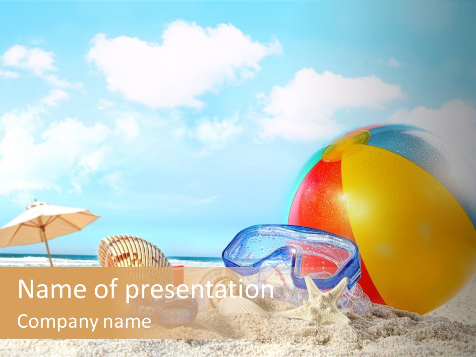 Fun Leisure Bright PowerPoint Template