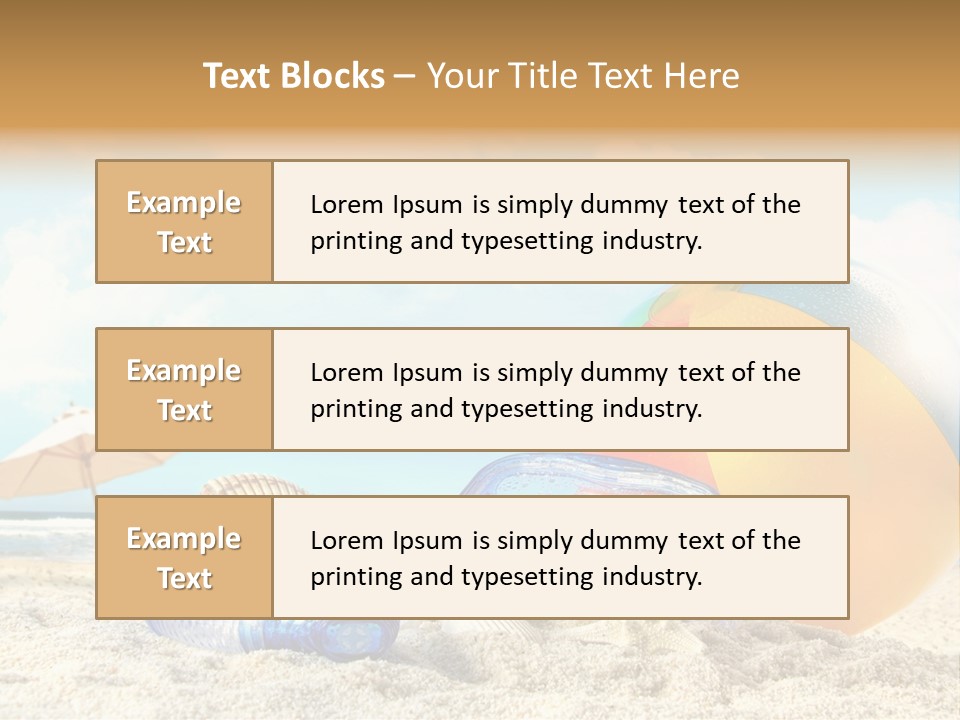 Fun Leisure Bright PowerPoint Template