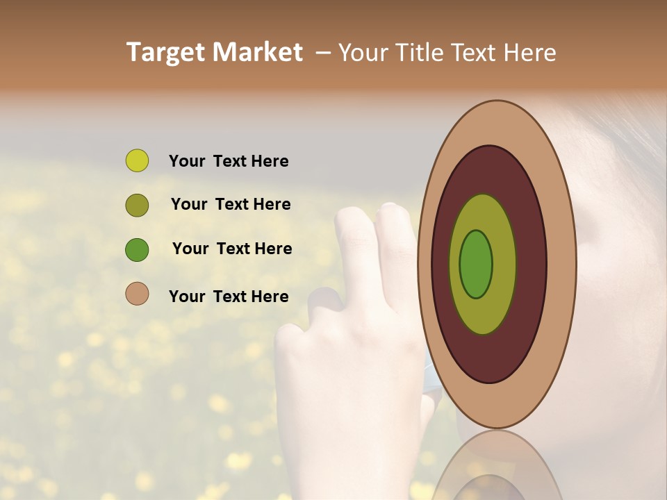 Beautiful Inhaler Girl PowerPoint Template