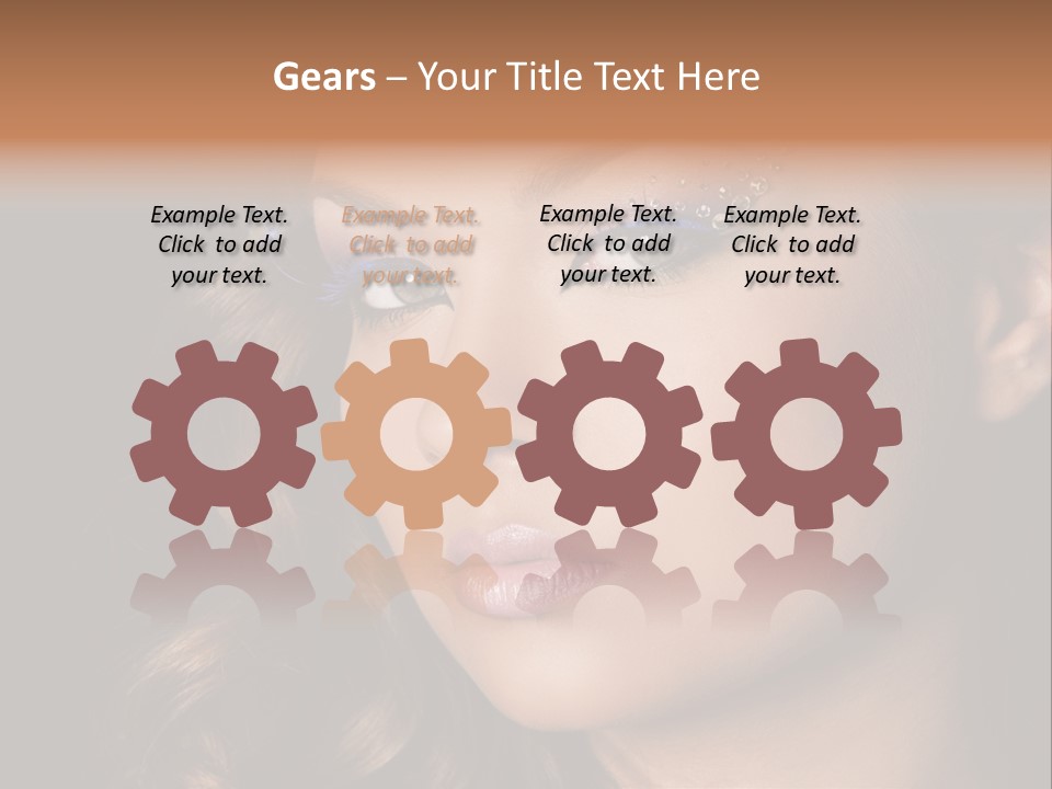 Model  Healthy PowerPoint Template