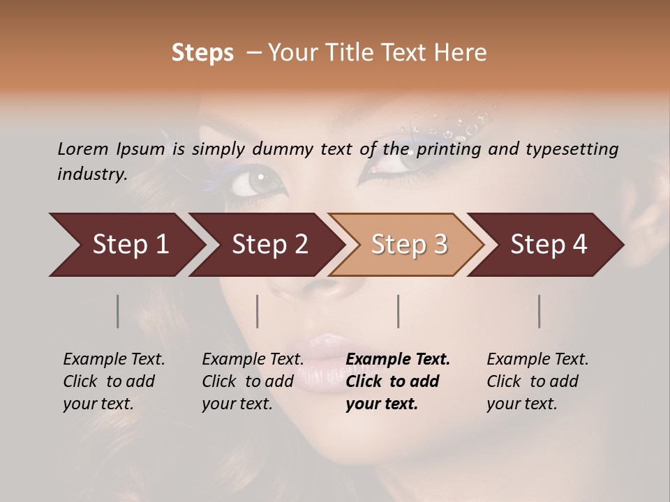 Model  Healthy PowerPoint Template