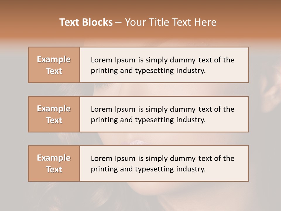Model  Healthy PowerPoint Template