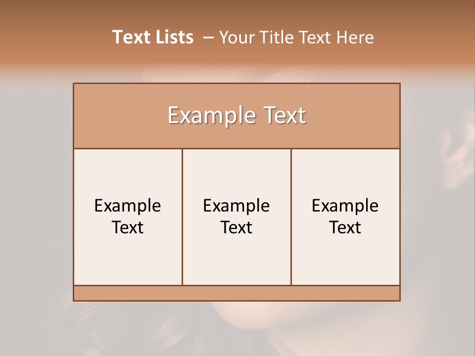 Model  Healthy PowerPoint Template