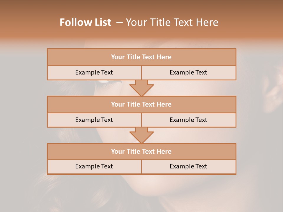 Model  Healthy PowerPoint Template