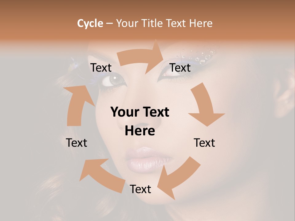 Model  Healthy PowerPoint Template