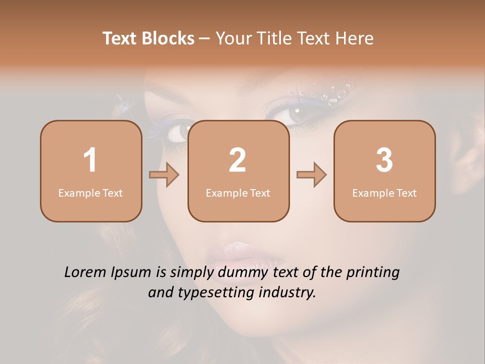 Model  Healthy PowerPoint Template
