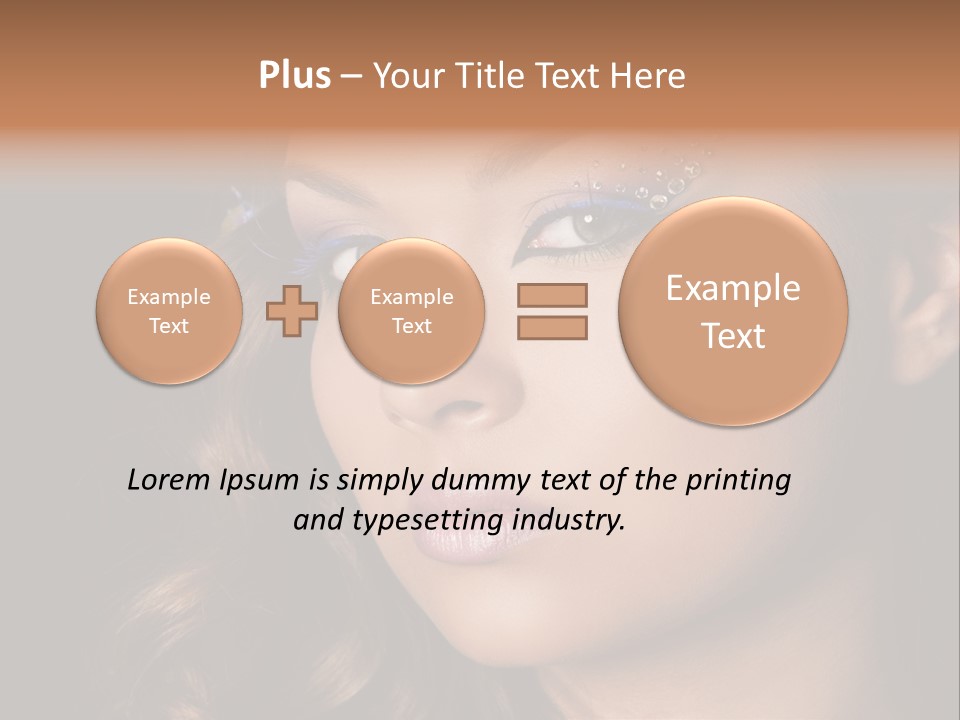 Model  Healthy PowerPoint Template