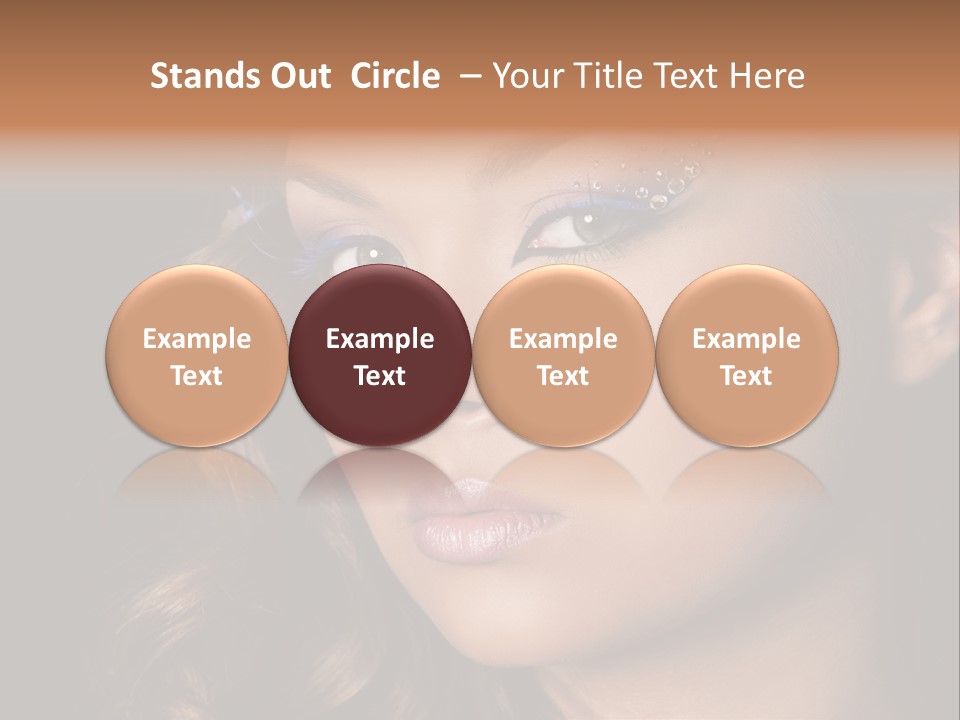 Model  Healthy PowerPoint Template