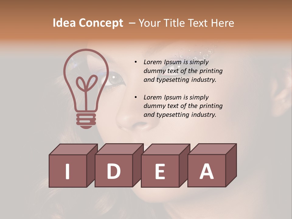 Model  Healthy PowerPoint Template