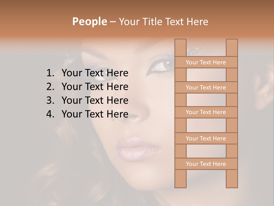 Model  Healthy PowerPoint Template