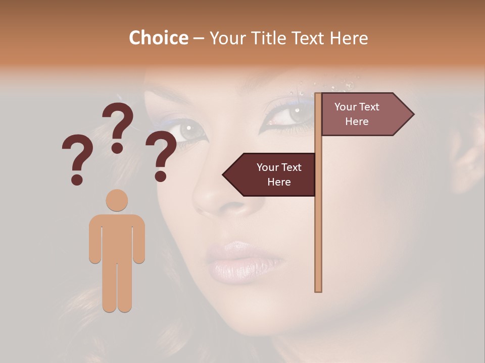 Model  Healthy PowerPoint Template