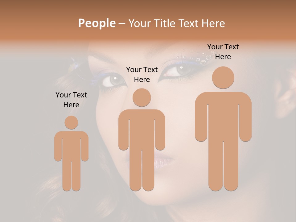 Model  Healthy PowerPoint Template