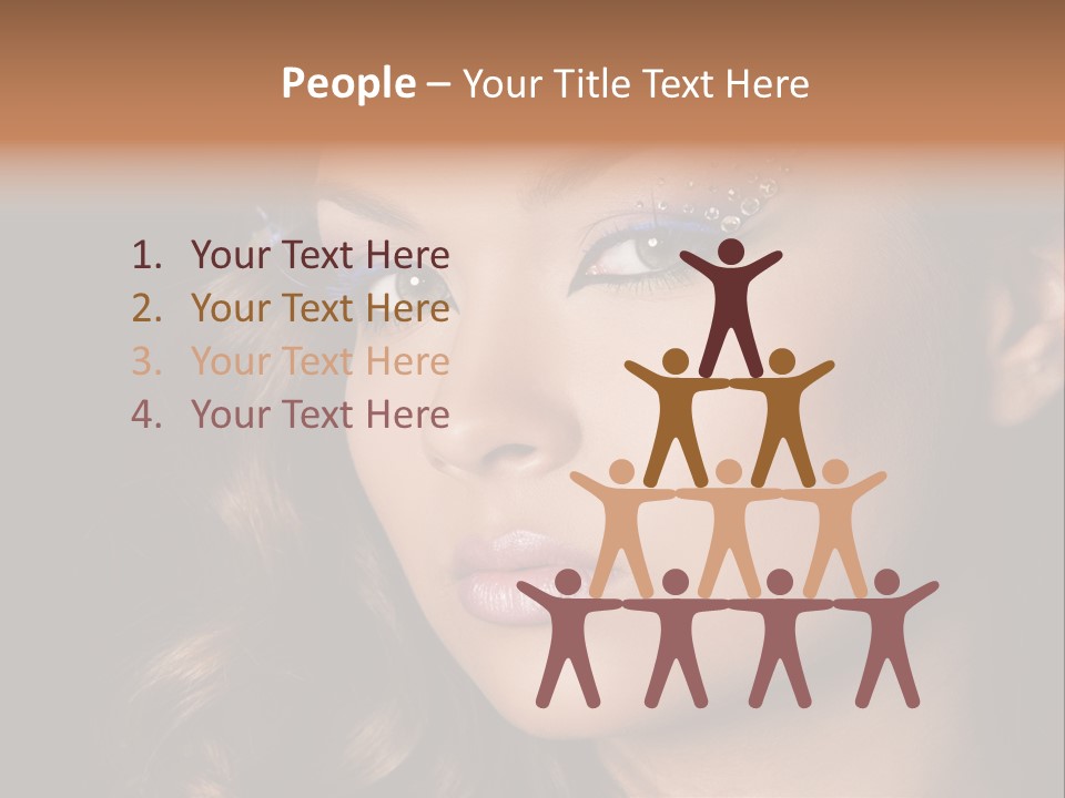 Model  Healthy PowerPoint Template