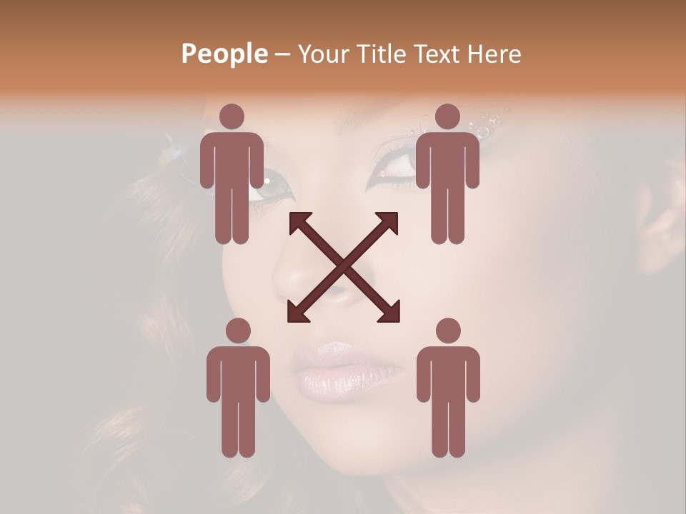 Model  Healthy PowerPoint Template