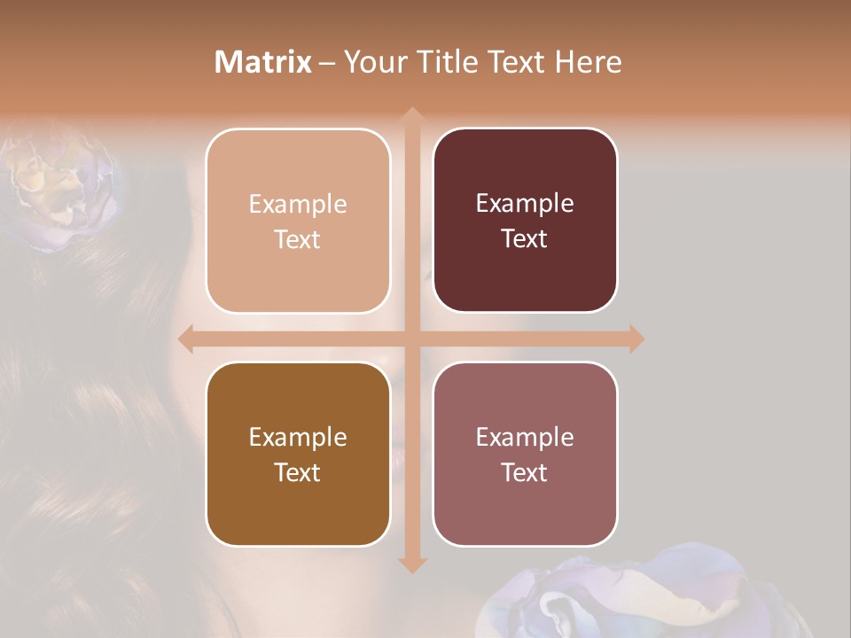 Woman One Person PowerPoint Template