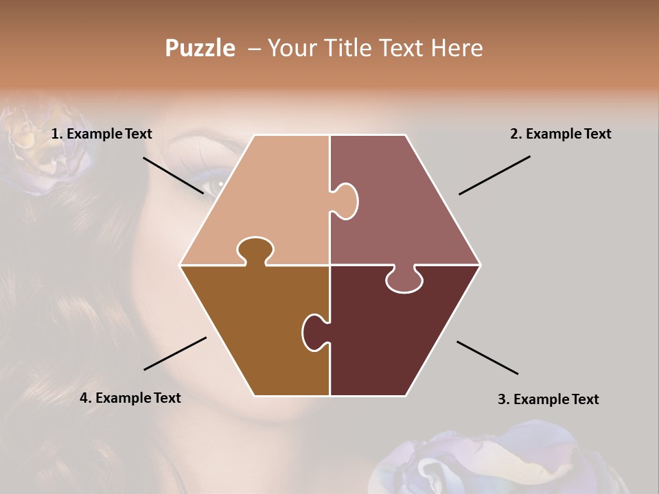 Woman One Person PowerPoint Template