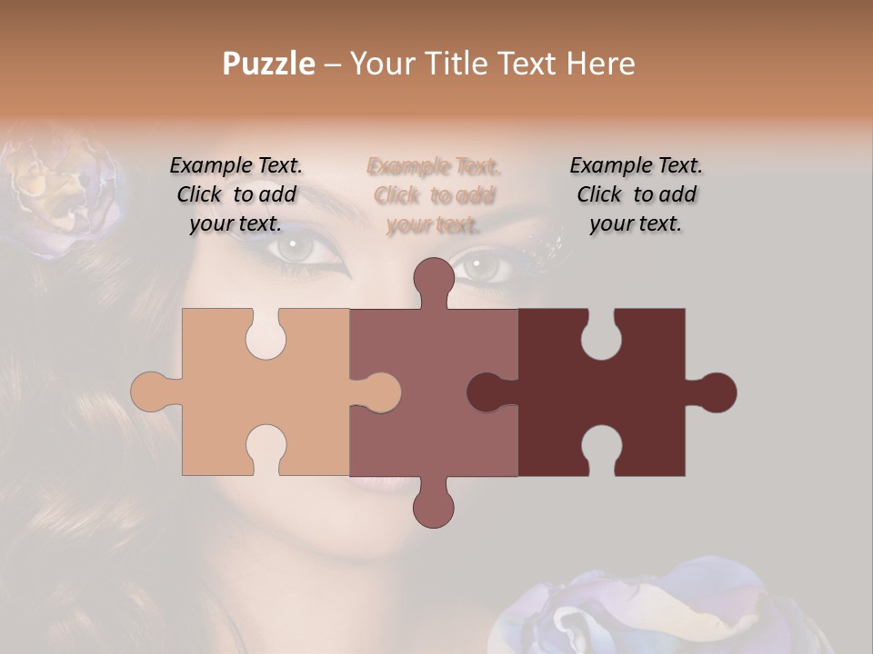 Woman One Person PowerPoint Template