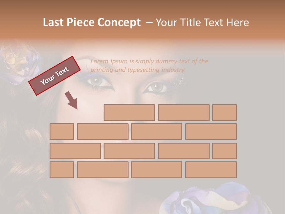 Woman One Person PowerPoint Template