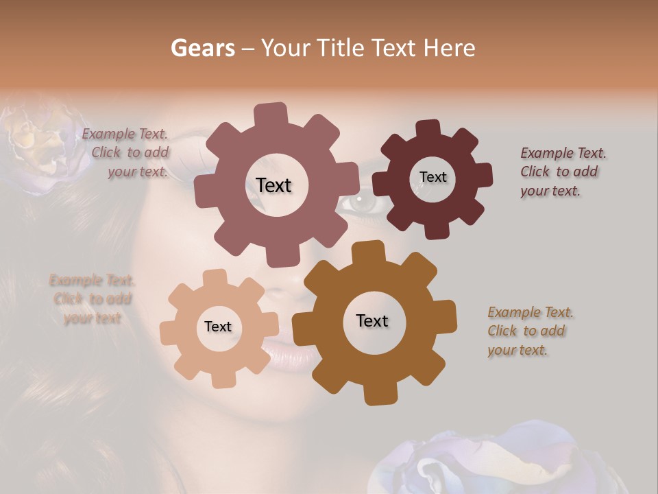 Woman One Person PowerPoint Template