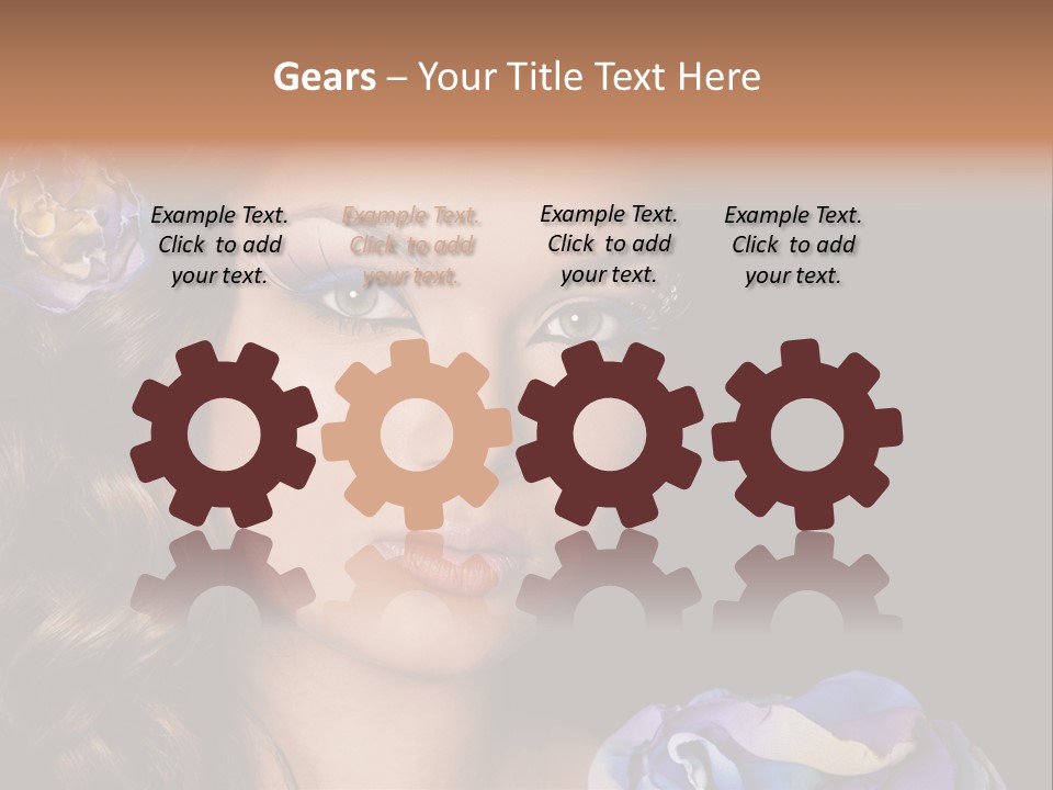 Woman One Person PowerPoint Template