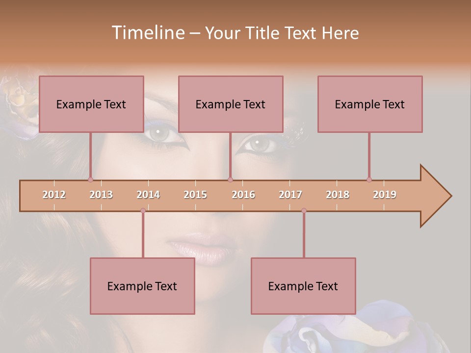 Woman One Person PowerPoint Template
